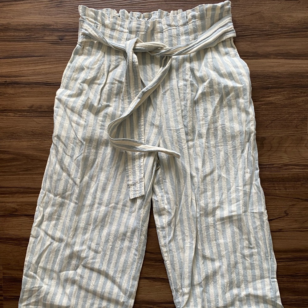 NWOT Madewell: Tie Waist Huston Pull On Pants